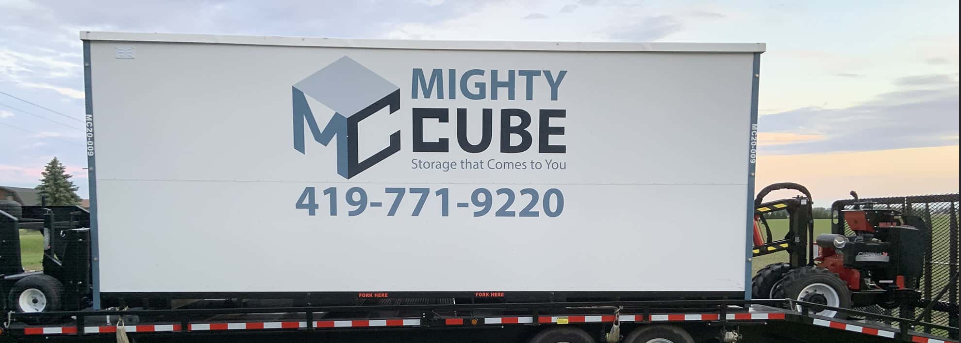 Storage Cube on Trailer